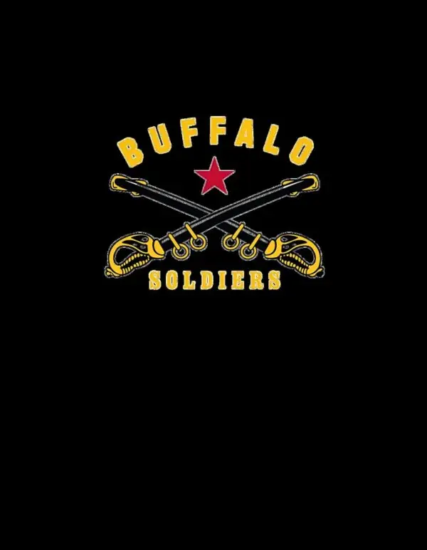 Black Buffalo Soldiers Cavalry Logo