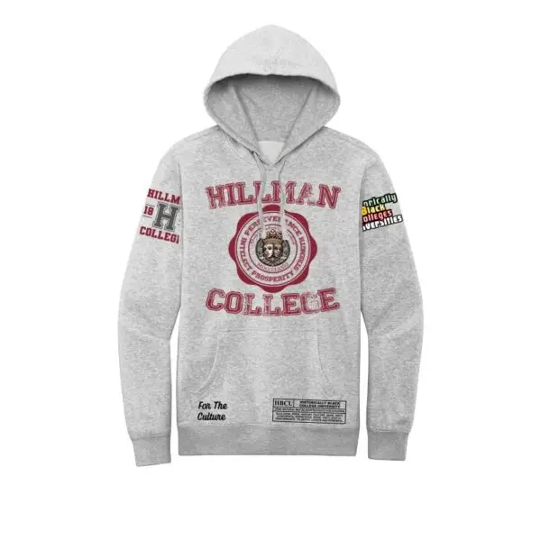 Light Gray Hillman College Replica Fleece Hoodie