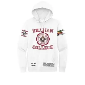 White Hillman College Replica Fleece Hoodie