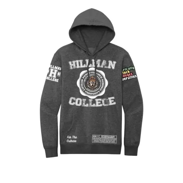 Gray Hillman College Replica Fleece Hoodie