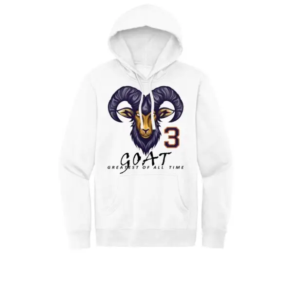 White - GOAT - Diana Taurasi Fleece Hoodie