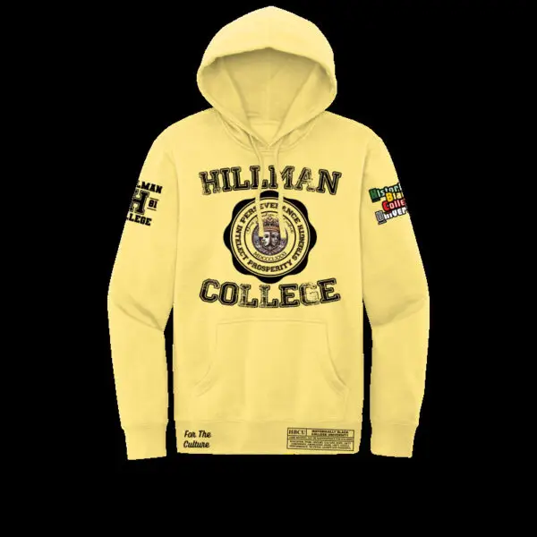 Yellow/Black Hillman College Replica Fleece Hoodie