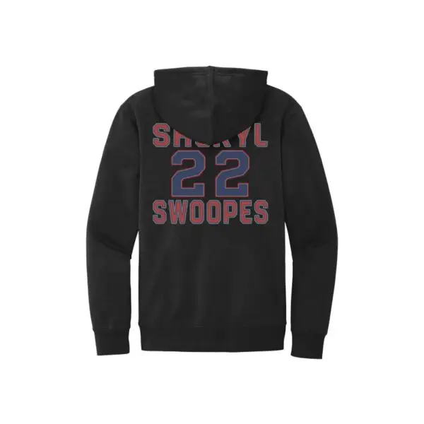 Back of Black - GOAT - Basketball Legend Sheryl Swoopes - Fleece Hoodie