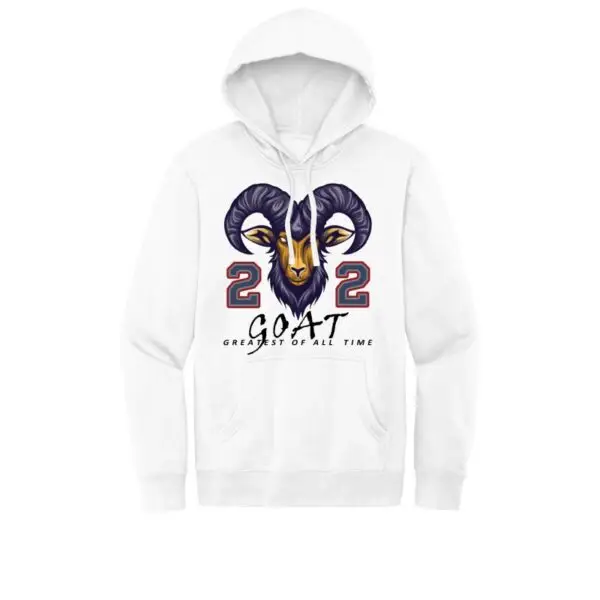 White - GOAT - Basketball Legend Sheryl Swoopes - Fleece Hoodie