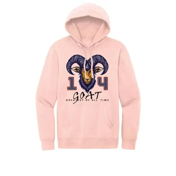 Pink - GOAT - Basketball Legend Cynthia Cooper Fleece Hoodie