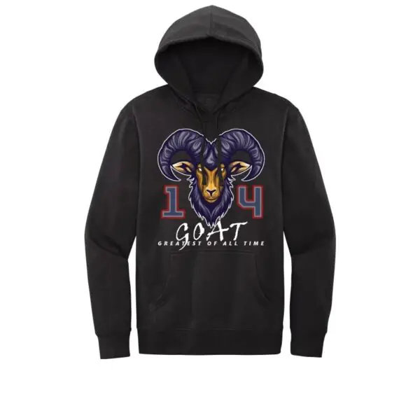 Black - GOAT - Basketball Legend Cynthia Cooper Fleece Hoodie